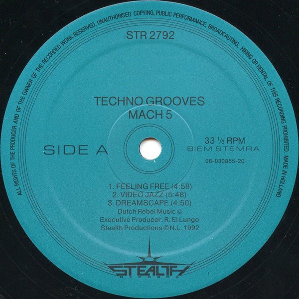 Techno Grooves - Mach 5 Vinyl