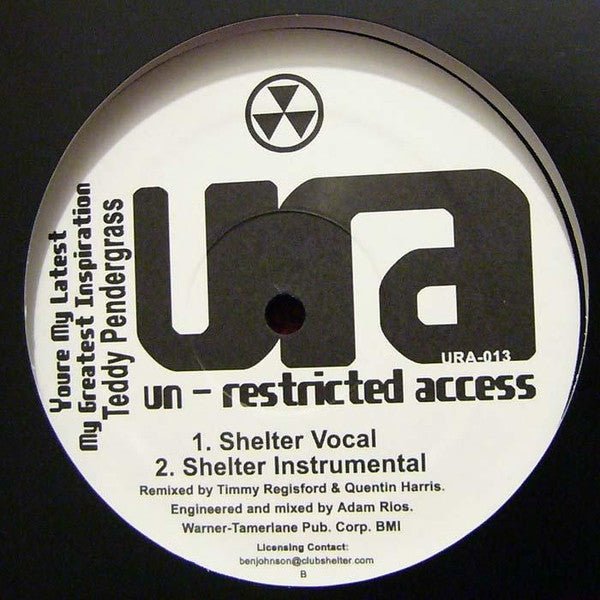 Teddy Pendergrass - Youre My Latest My Greatest Inspiration Vinyl