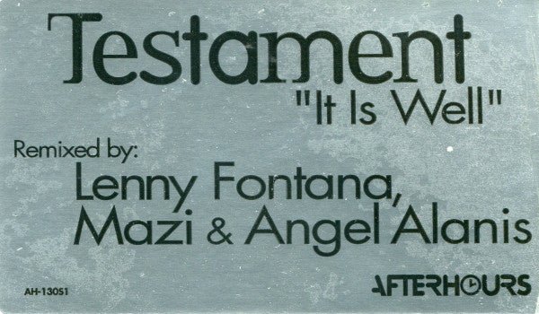 Testament - It Is Well Vinyl