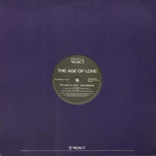 The Age Of Love - The Age Of Love (The Remixes) Vinyl