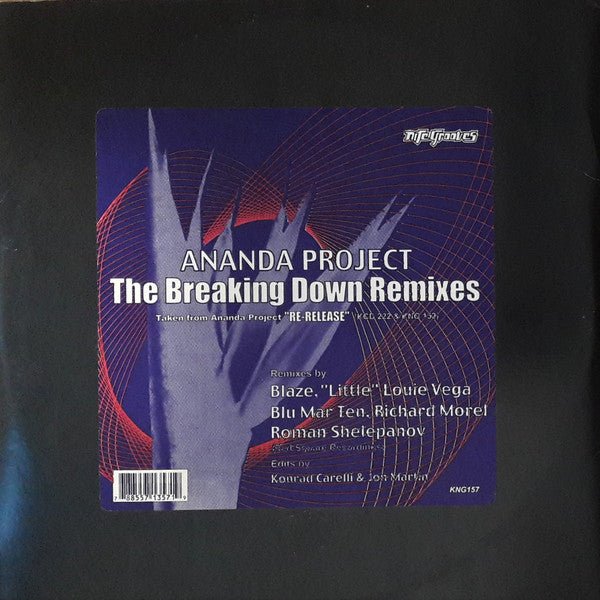 The Ananda Project - Breaking Down Remixes Vinyl