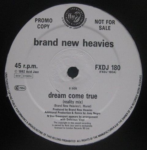 The Brand New Heavies - Dream Come True Vinyl - Vinyl Record