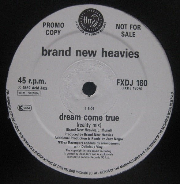 The Brand New Heavies - Dream Come True Vinyl
