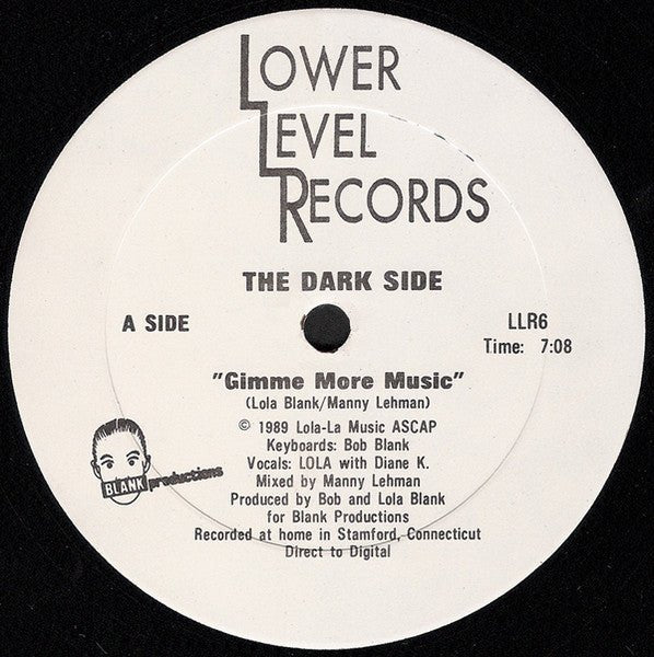 The Dark Side - Gimme More Music Vinyl