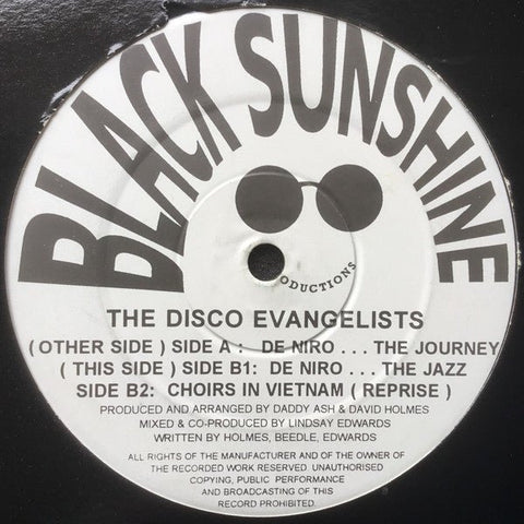 The Disco Evangelists - De Niro Vinyl - Vinyl Record