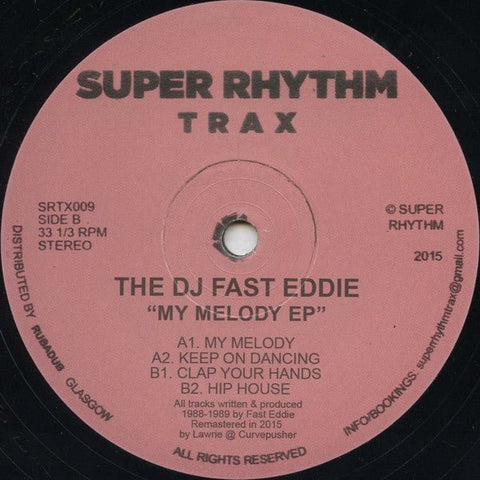The DJ Fast Eddie - My Melody EP Vinyl - Vinyl Record