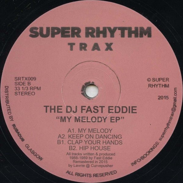 The DJ Fast Eddie - My Melody EP Vinyl