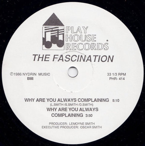 The Fascination - Why Are You Always Complaining Vinyl - Vinyl Record