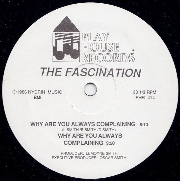 The Fascination - Why Are You Always Complaining Vinyl