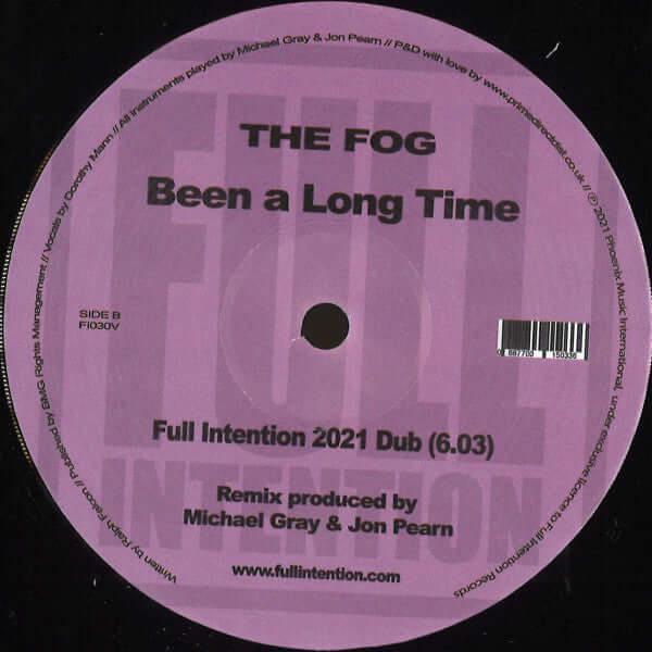The Fog - Been A Long Time Vinyl