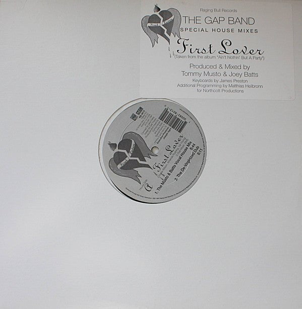 The Gap Band - First Lover (Special House Mixes) Vinyl