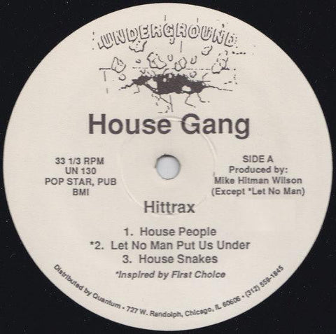 The House Gang - Hittrax Vinyl - Vinyl Record