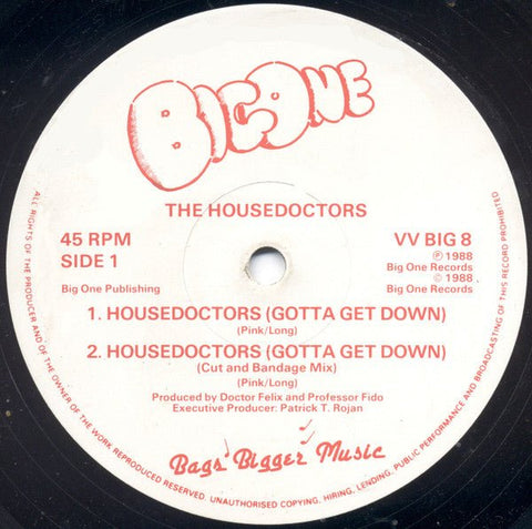 The Housedoctors - Housedoctors (Gotta Get Down) Vinyl - Vinyl Record