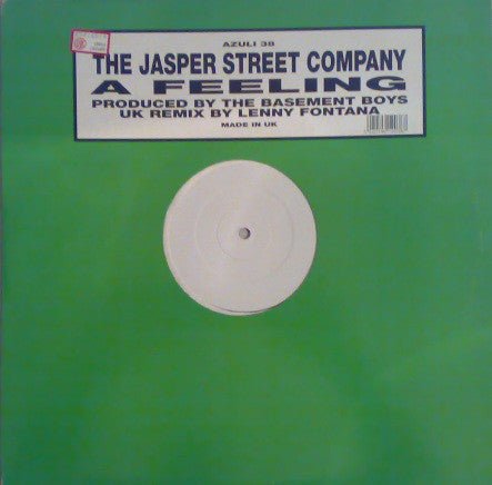 The Jasper Street Company - A Feeling Vinyl - Vinyl Record