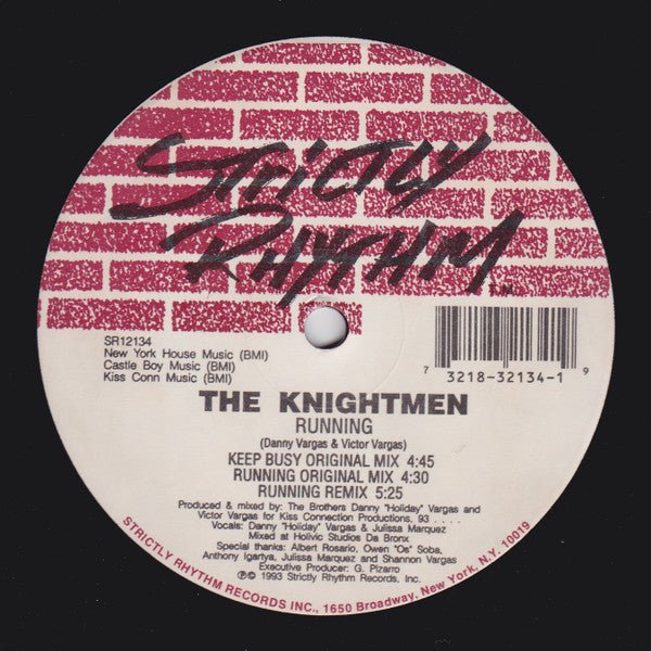 The Knightmen - This Jam Is Boomin / Running Vinyl