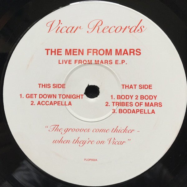 The Men From Mars - Live From Mars E.P. Vinyl