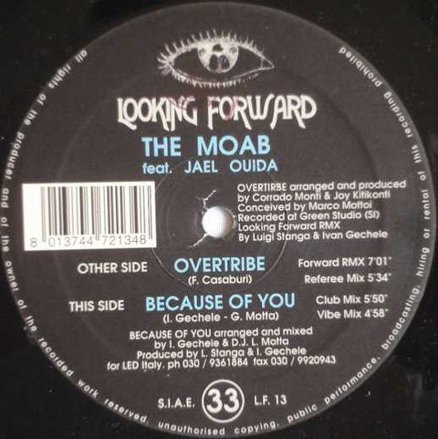 The Moab Feat. Jael Ouida - Overtribe / Because Of You Vinyl - Vinyl Record