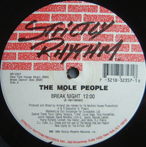 The Mole People - Break Night / Ocean Vinyl - Vinyl Record