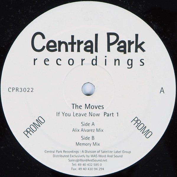 The Moves - If You Leave Now (Part 1) Vinyl