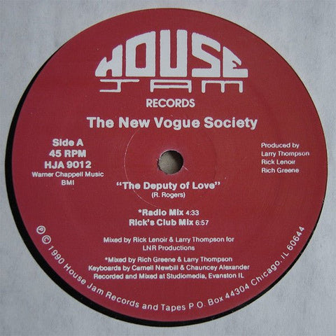 The New Vogue Society - The Deputy Of Love Vinyl - Vinyl Record