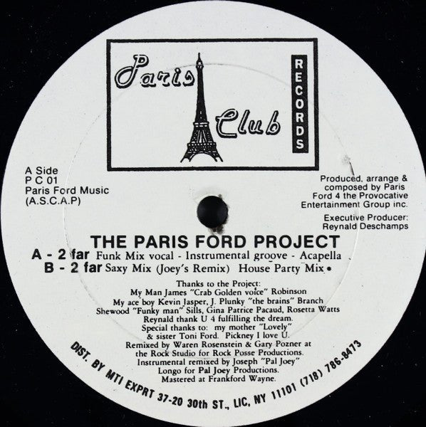 The Paris Ford Project - 2 Far Vinyl