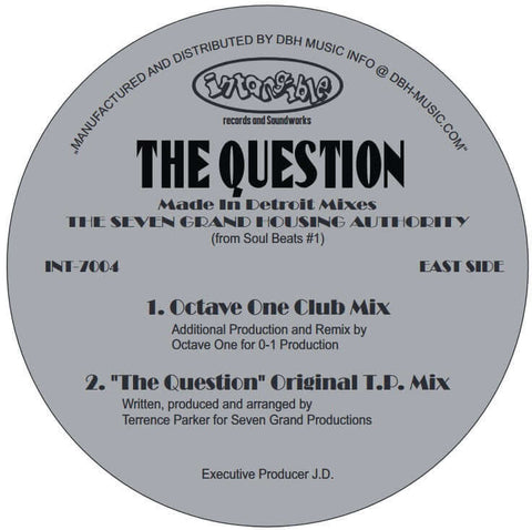 The Seven Grand Housing Authority - The Question - Made In Detroit Remixes Vinyl - Vinyl Record