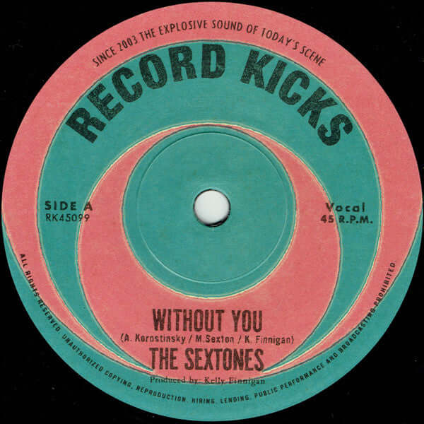 The Sextones - Without You Vinyl