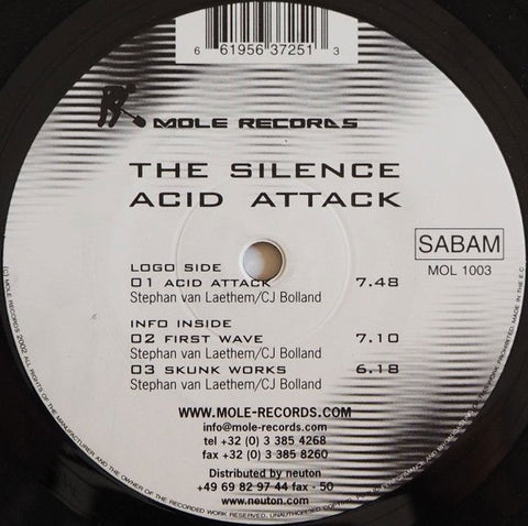 The Silence - Acid Attack Vinyl - Vinyl Record