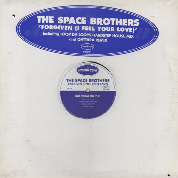 The Space Brothers - Forgiven (I Feel Your Love) Vinyl