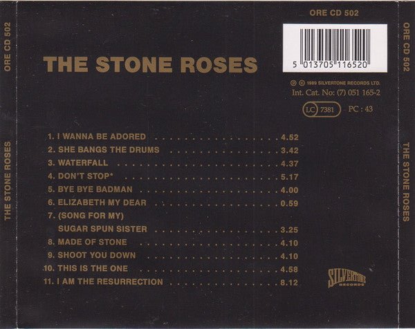 The Stone Roses - The Stone Roses (CD) Vinyl