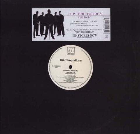 The Temptations - I'm Here (Metro Mix) Vinyl - Vinyl Record