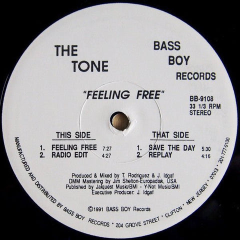 The Tone - Feeling Free Vinyl - Vinyl Record