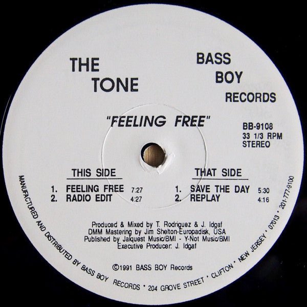 The Tone - Feeling Free Vinyl