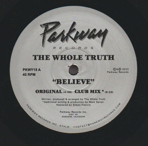 The Whole Truth - Believe Vinyl - Vinyl Record