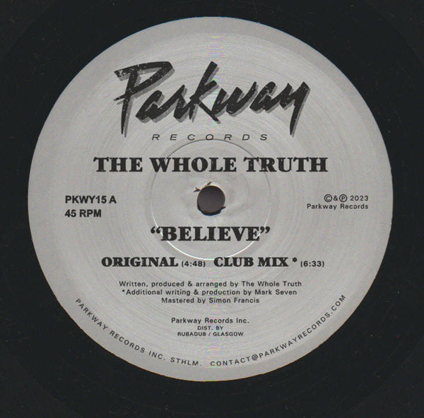 The Whole Truth - Believe Vinyl