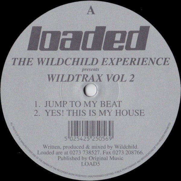 The Wildchild Experience - Wildtrax Vol. 2 Vinyl