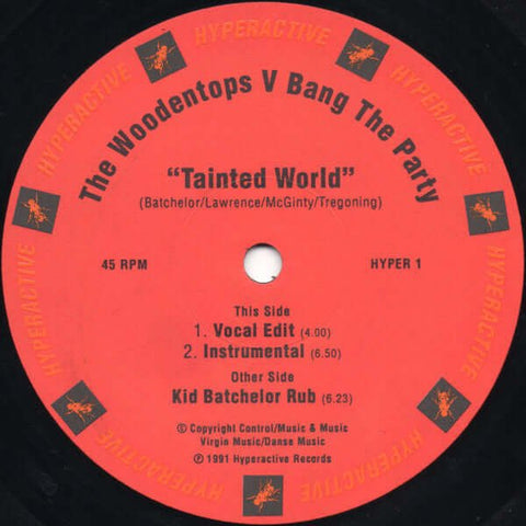 The Woodentops V Bang The Party - Tainted World Vinyl - Vinyl Record