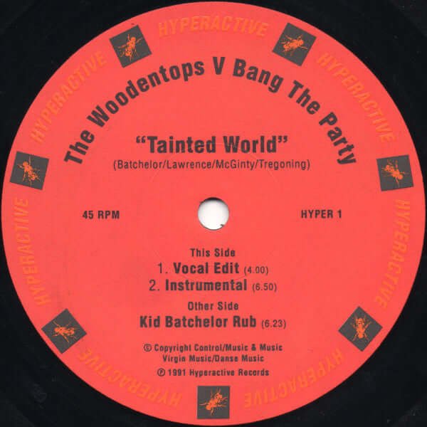 The Woodentops V Bang The Party - Tainted World Vinyl