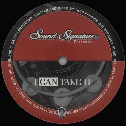 Theo Parrish - I Can Take It Vinyl