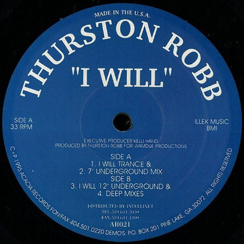 Thurston Robb - I Will Vinyl - Vinyl Record