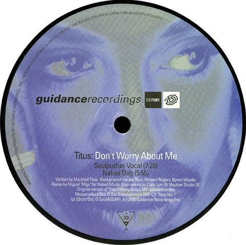 Titus - Don't Worry About Me Vinyl - Vinyl Record