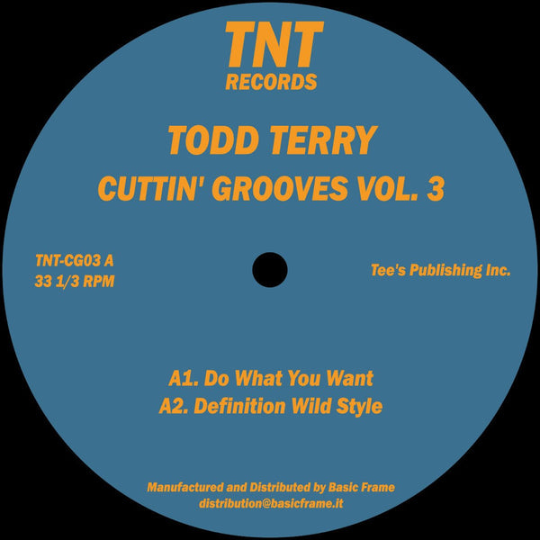 Todd Terry - Cuttin' Grooves Vol 3 Vinyl