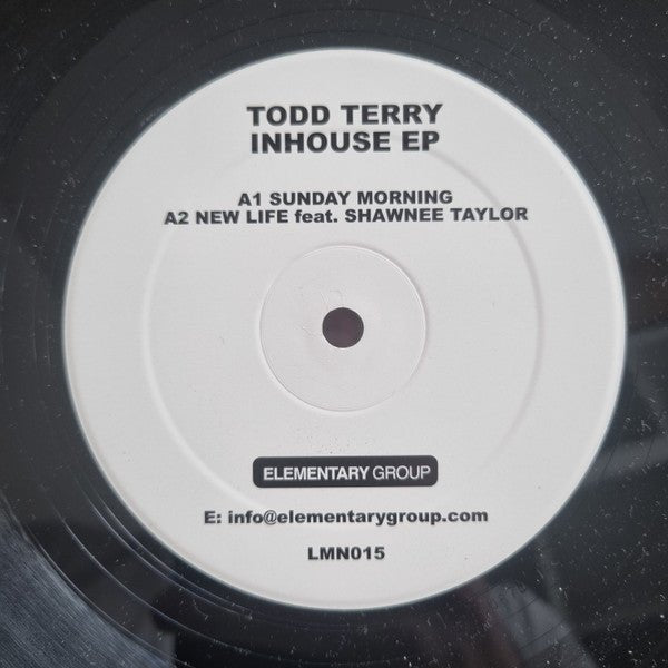 Todd Terry - Inhouse EP Vinyl