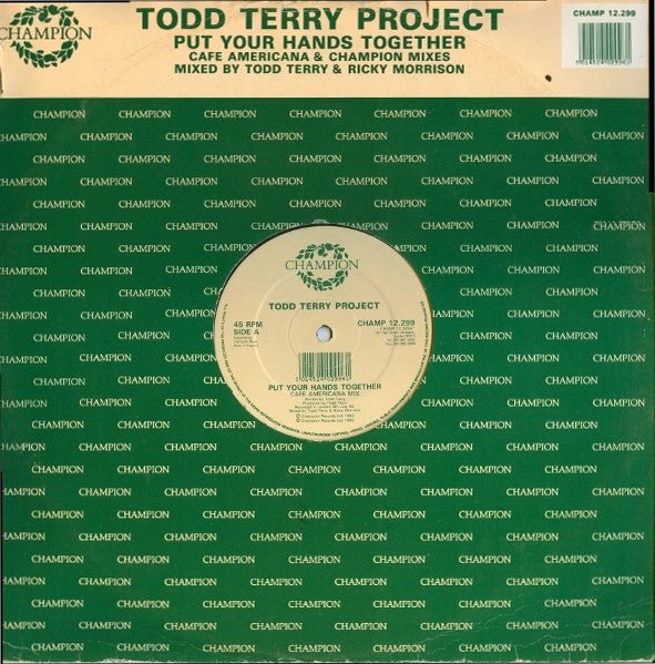 Todd Terry Project - Put Your Hands Together Vinyl