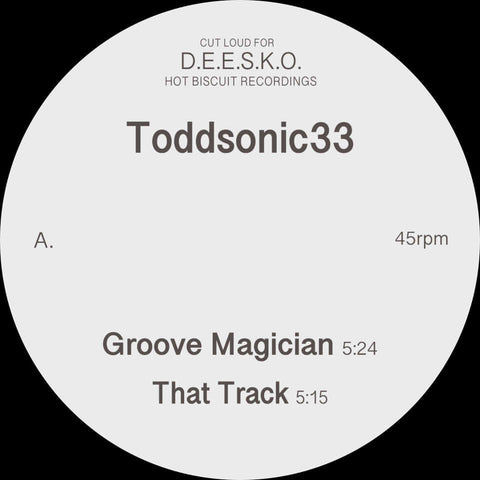 Toddsonic33 - Groove Magician Vinyl - Vinyl Record