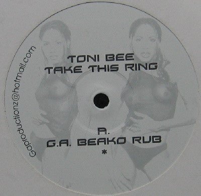 Toni Bee - Take This Ring Vinyl