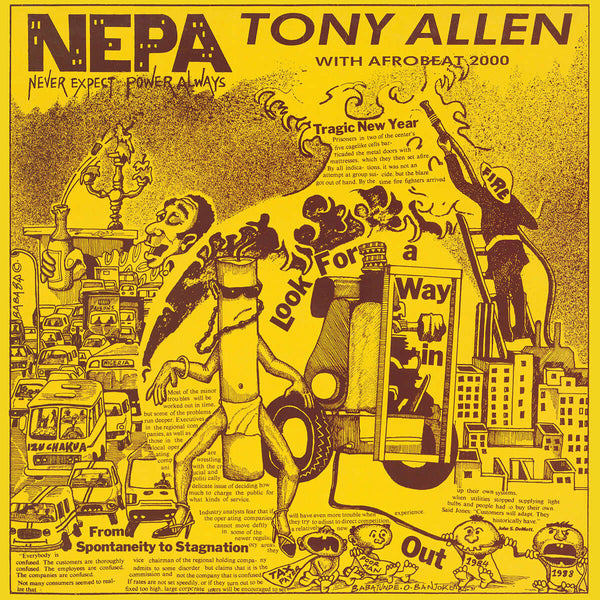 Tony Allen With Afrobeat 2000 - N.E.P.A. (Never Expect Power Always) Vinyl