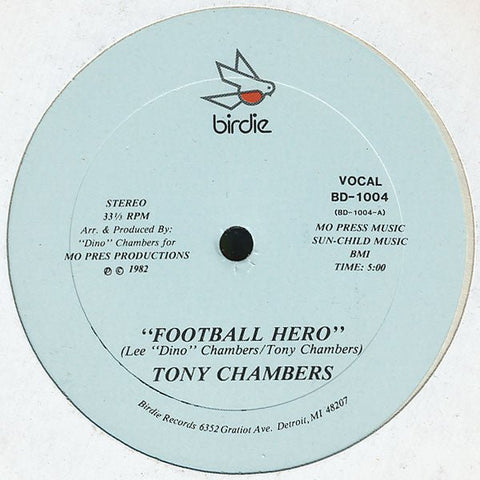 Tony Chambers - Football Hero Vinyl - Vinyl Record