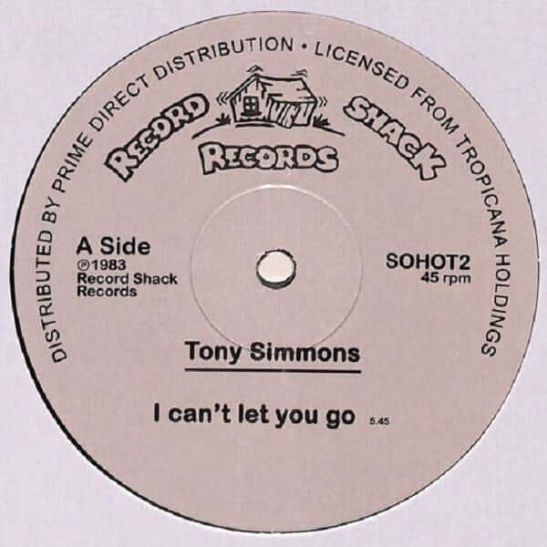 Tony Simmons - I can’t let you go / Galactic Funk Vinyl