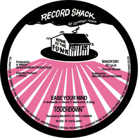 Touchdown - Ease Your Mind Vinyl - Vinyl Record